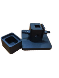 Detection of absorbance, fluorescence and transmittance  four-way light quartz cuvette bracket in scientific research laboratory