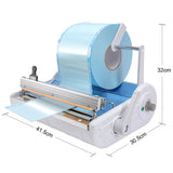 AC 220V Sterilization Bag Sealing Machine Dental Material Electric Heat Sealer Oral Tools Packing Machine Temperature Adjustable
