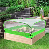 New Breathable Popping Up Cover for Garden Plant Outdoor Use Blocking Insect Birds Animals Featuring Polyester