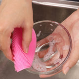 30pcs Silicone Dish Scrubber Reusable Dish Brush