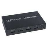HDMI-compatible 4K*2K KVM Switch Splitter 2-Port HDTV USB Plug And Play for Shared Monitor Keyboard And Mouse Notebook Printer