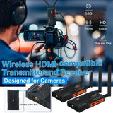 400m 300m Wireless HDMI Transmitter and Receiver Extender Video Splitter 250m Share DVD Camera PC Laptop To TV Monitor Projector