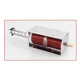 Push-pull electromagnet DC 12V 24V AC 220V self-resetting 60MM long stroke electromagnet thrust 15KG
