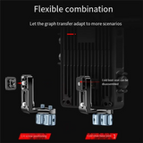 B27B 1/4 Scew Transmission Mounting L Bracket With Cold Shoe Mount For DJI TRANSMISSION TX Holder For DSLR Camera Cage