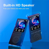 32GB MP3 Player For Sports Runners With Bluetooth, Hifi Sound Music Player, Built-In HD Speaker Voice Recorder Radio
