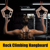 Rock Climbing Hangboard – Finger & Forearm Strength Training Tool for Bouldering, Mountaineering & Outdoor Fitness