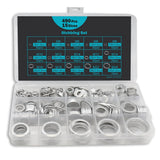 490PCS Automotive Oil Drain Plug Gaskets, Aluminum Flat Gaskets Washers Assorted Gasket Metal Sealing Crush Washer Kit, M5 - M24