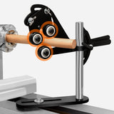Woodworking Lathe Center Frame, Stable Support Parts, 3-Wheel Stabilizer, Clamping Auxiliary Tool