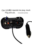 5-inch digital Bluetooth computer 220V plug-in car mounted 12V subwoofer power amplifier