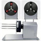 V5pro Electric Label Rewinder Adjustable Speed Synchronized Tension Control for Barcode Labels