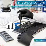 720pcs Laptop Notebook Computer Carbon Steel Screws Kit Set, Flat Head Phillips Screw , M1.4/1.7/2/2.5/3 Countersunk ssd Screws