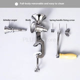 Hand Crank Coffee Bean Grinder Manual Stainless Steel Fixed Pepper Grinder Multifunctional Spice Grinding Machine Easy To Clean