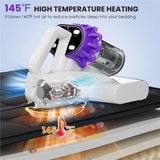 Versatile Handheld Vacuums For Bed, Sofa, Couch, Crib Handheld Bed Cleaner HEPA Filter & Ultrasonic US Plug