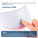 Neck LED Lift Mask Photon Anti-Wrinkle Skin Tightening Neck Home Beauty Device Neck Wrinkle Remover Skin Brighten Rejuvenation