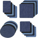 20pcs Ironing Stitching Denim Fabric Patch DIY Design Jeans  Denim Patch Repair Kit Household Apparel Sewing Tool