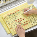 50sheets Multi-functional A3 A3 Notebook Mind Map Planning Tearable Notepad Students Writing Draft Paper Student