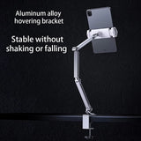 Aluminum Adjustable Tablet Holder Stand for Bed & Desk 360 Rotation Flexible Arm Mount Compatible with iPad Pro Air 4-12.9''