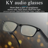 Smart Eyewear HD Voice Call Bluetooth Music Touch Control Glasses Anti Bluelight Eyeglasses IP5 Waterproof Sweatproof Sunglasses