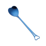 30pcs Heart Shaped Stainless Steel Teaspoons Coffee Spoon