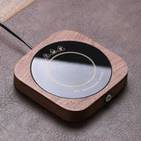 220V Cup Heater Mug Warmer Electric Hot Plate 55°C Cup Heaters Warmer Coaster Coffee Milk Tea Heating Pad 19W For Friends Gift