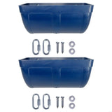 2025 New 2PCS Chicken Feeders Hanging Waterer Bowl Efficient Poultry Feeding Solution for Small Farm Coops Feeding Accessories