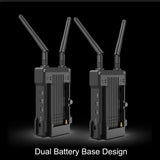 300m 4K Wireless HDMI Extender Dual Display Video Transmitter and Receiver Support Battery Switcher DSLR Camera Laptop PC To TV