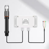 Online water quality tester with RS485 output, pH sensor acidity - purple gas meter