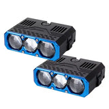 Universal Fit 300W Triple Lens LED Spotlight 2Pcs 6000K Bright White For All Car Models