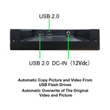 21.3inch 1920x360 Wide LCD Monitor USB2.0 Auto Play Video Rotate Image