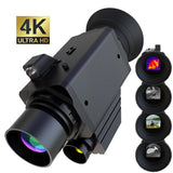 4K UHD Infrared Thermal Imaging Night Vision Monoculars 7X Magnification Infrared Thermal Camera for Outdoor with 11 Modes
