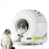 Wholesale Automatic Cat Litter Box OEM Electric Self Cleaning Litter Box with APP Control Upgraded Safety Protection