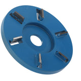 Wood Carving Disc Steel 6‑Teeth Milling Cutter Woodworking Tool Angle Grinder Accessories Woodworking Tool Wood Carving Disc