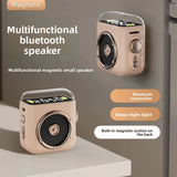 Magnetic Speakers Wireless for Sleep Night Light, Bluetooth Speaker Small Mini Outdoor Portable Birthday Gift Girls
