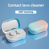 Intelligent Ultrasonic Cleaner Contact Lens Cleaning Machine Colored Lens Case 48000Hz Vibration Frequency for Lens Care