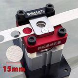Pneumatic Edge Banding Punching Hole Machine 8/15MM Hole Puncher Edge Bander Air Punch Guide Woodworking Tools with Foot Switch