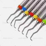 T High Quality  Hollow Handle lab Professional Gracey Curette Periodontals Bone Curettes Perio Tooths Cleaning Scaler Explorers