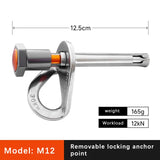 M12 Removable Anchor Point 304 Stainless Steel Expansion Nail High Altitude Operation Climbing Safety Rope Fixing Nail