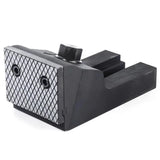 Angled pressure design, hardened steel split heavy duty vise