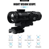 Digital Night Vision Scope, HD 5-20X Hunting Night Vision Telescopes, 2560x1920 Resolution for Surveillance Wildlife Observation