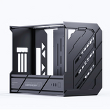 Open-frame PC MATX Case Chassis, All-aluminum CNC Machined Modular Water-cooled MATX Gaming Case. Motherboard Support: MATX Only