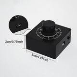4 Pin PWM Fan Controller DIY Regulation with Blacklight Fan Speed Controller