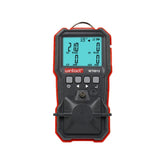 WT8812 Compoud Gas Monitor LCD Digital Recharge Combustible O2 H2S CO EX Gas Leak Monitor Sensor Sound-light Vibration Alarm