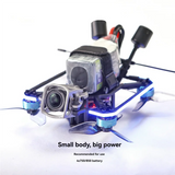 2.5Inch FPV Frame Kit Super Shock Absorption Compatible With Air Unit O3/O4 Pro VTX Drone Parts
