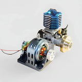 High Power DIY Generator Motor Pure Copper Movement Metal Casing with Screws Teaching Model Gift for Educational Purposes