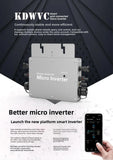 Micro Grid-connected Inverter WVC-800W Single-phase Solar Grid-connected Micro Inverter with Built-in MPPT