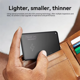 2Pcs Wireless Charging Tracking Location Mini Wallet Tracker Card Waterproof GPS Locator Work For Iphone Find My Tracker