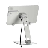 Portable Folding Magnetic Aluminum IPad Charger Stand Tablet Charger Holder for IPad 11 13 Inch M4 2024
