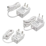Raspberry Pi 5 USB-C Power Adapter - 27W 5.1V/5A PD Charger with 1.2M Cable (US/EU/UK Plug)