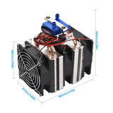 DIY 180W Home Fish Tank Cooler Chiller Cooling-water Machine Chiller 12V Semiconductor Refrigerator Water Cooler Aquarium Chille