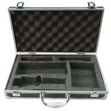 Microphone Carrying Case Hard Case with Handle Multi Compartment 1Pcs Instrument Box Shockproof Mic Bag EVA Interior Hard Shell
